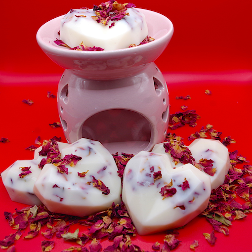 Pink Heart Ceramic Wax Melt Warmer