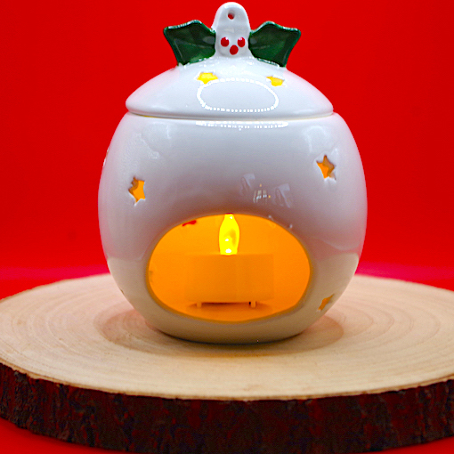 White Bauble Wax Melt Warmer